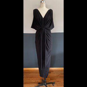 JERSEY DRAPED DRESS